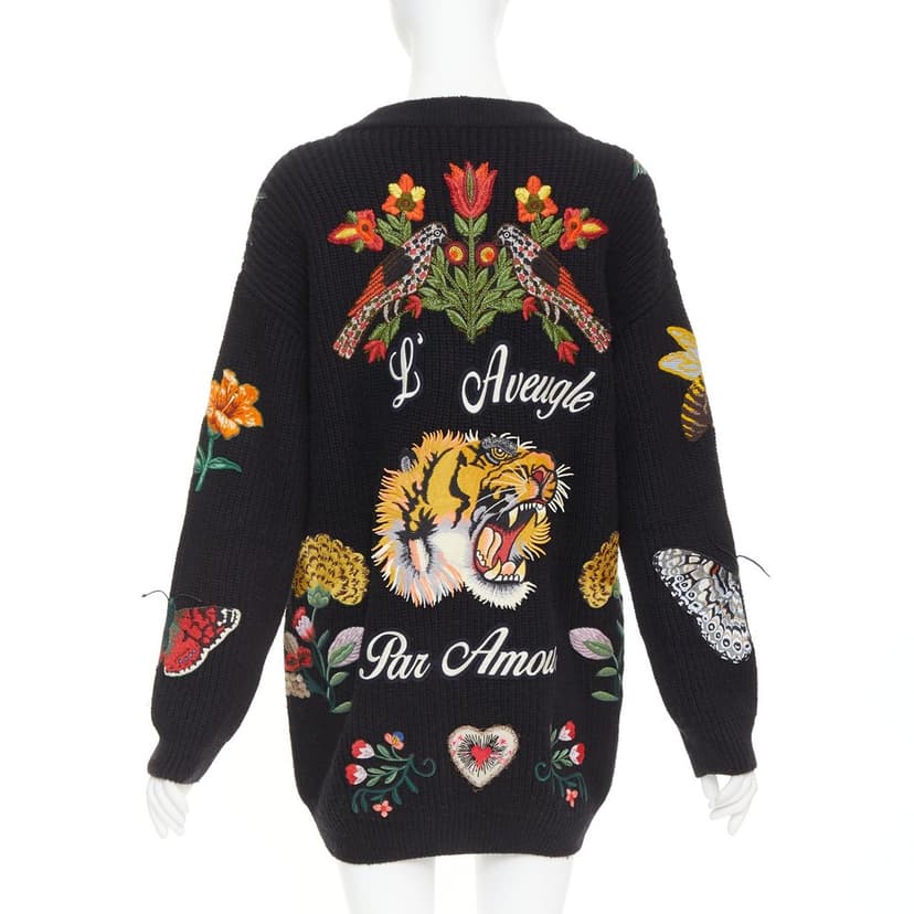 Gucci Black Wool Knitwear