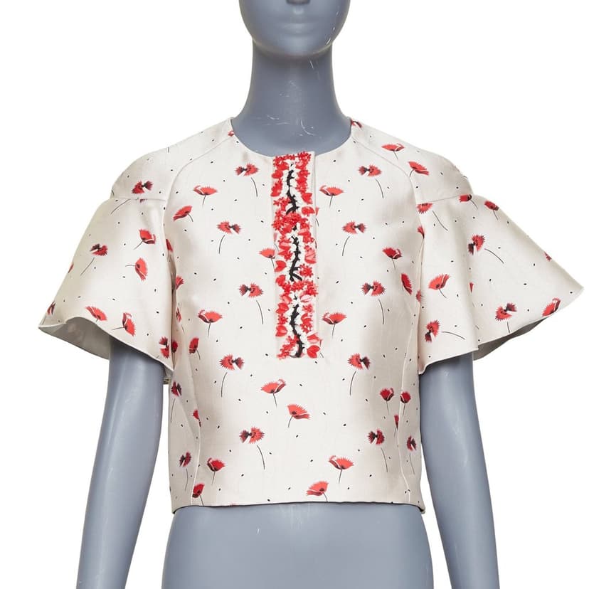 Giambattista Valli Beige Polyester Top