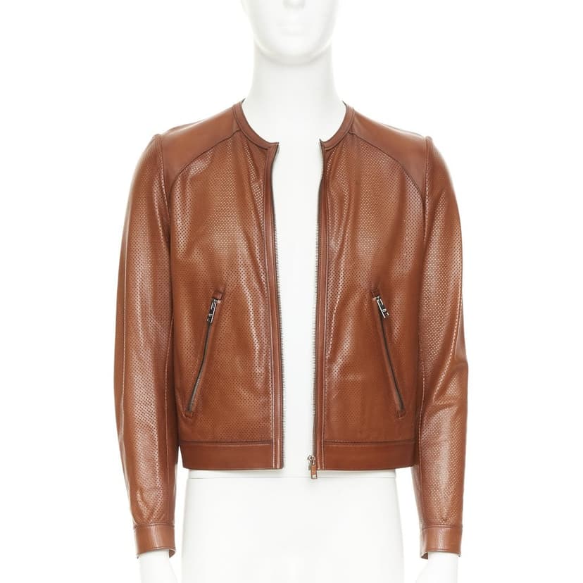 Prada Brown Leather Coat