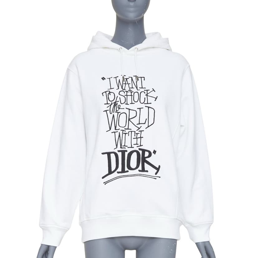 Dior Ecru Cotton Knitwear