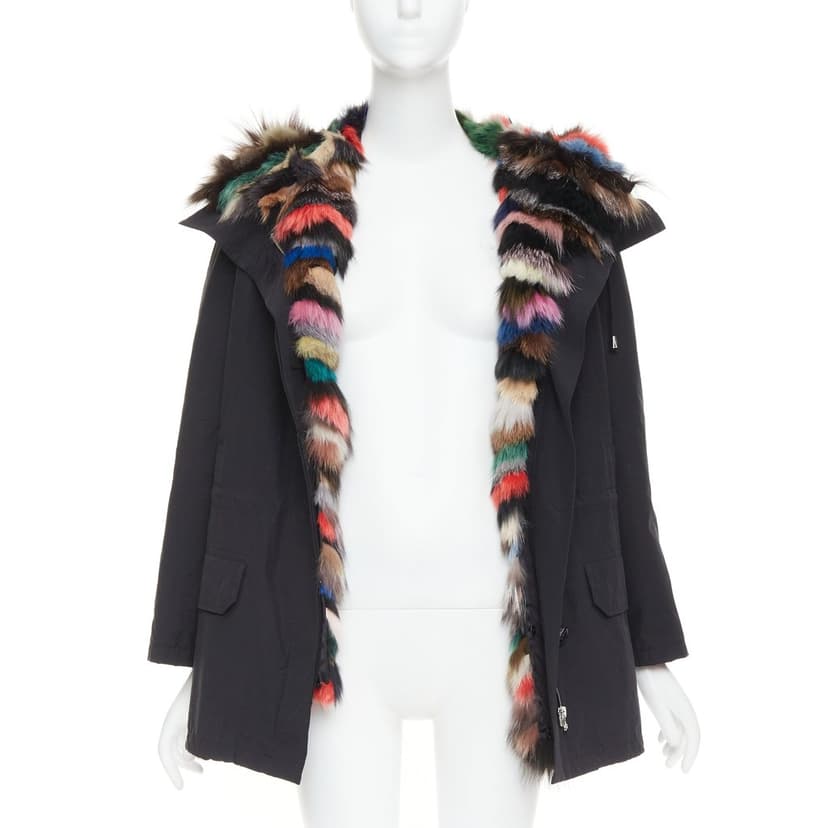 Unsigned Black Cotton Coat