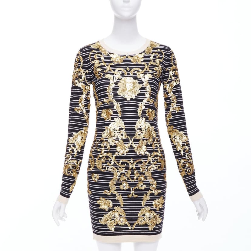Markus Lupfer Striped Sweater Dress