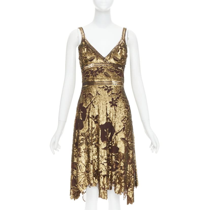 Wunderkind Gold Silk Dress