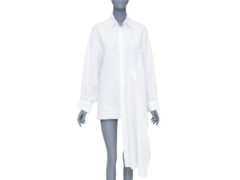 Yohji Yamamoto White Cotton Top