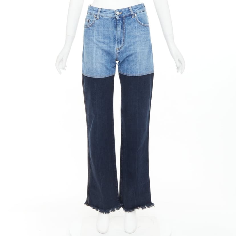 Unsigned Blue Cotton Jeans