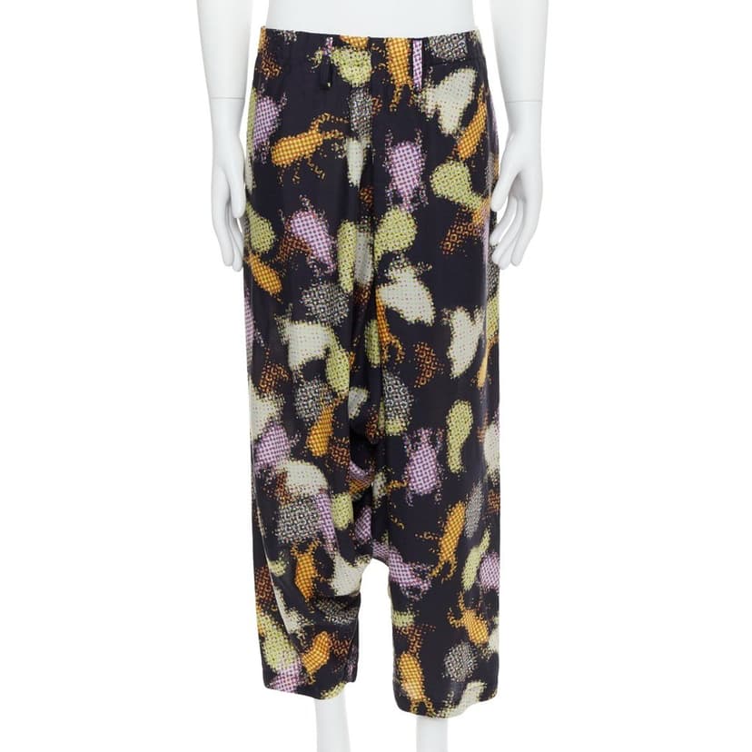 Issey Miyake Abstract Harem Pants