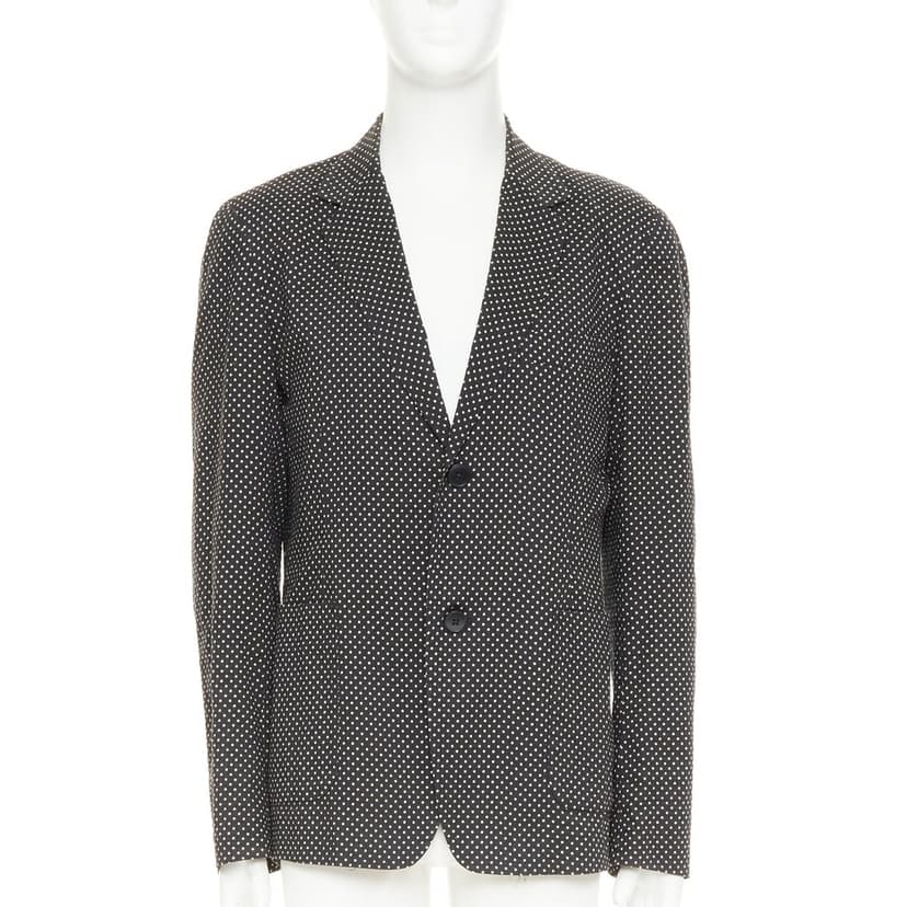 Yohji Yamamoto Black Cotton Jacket