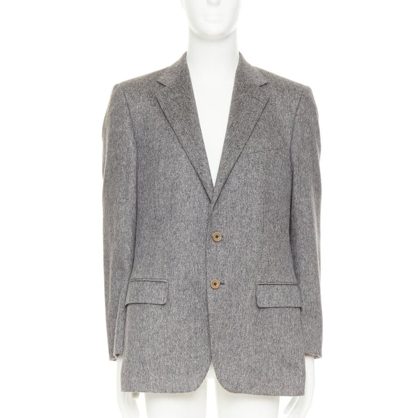 Versace Grey Cashmere Jacket