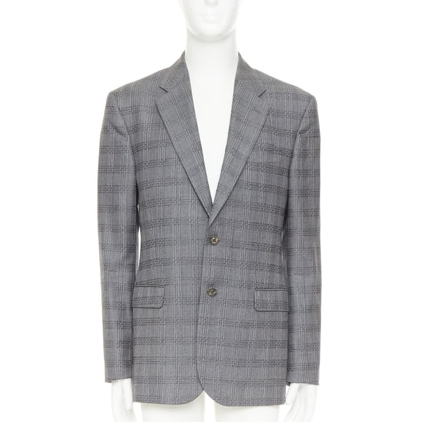 Versace Grey Wool Jacket