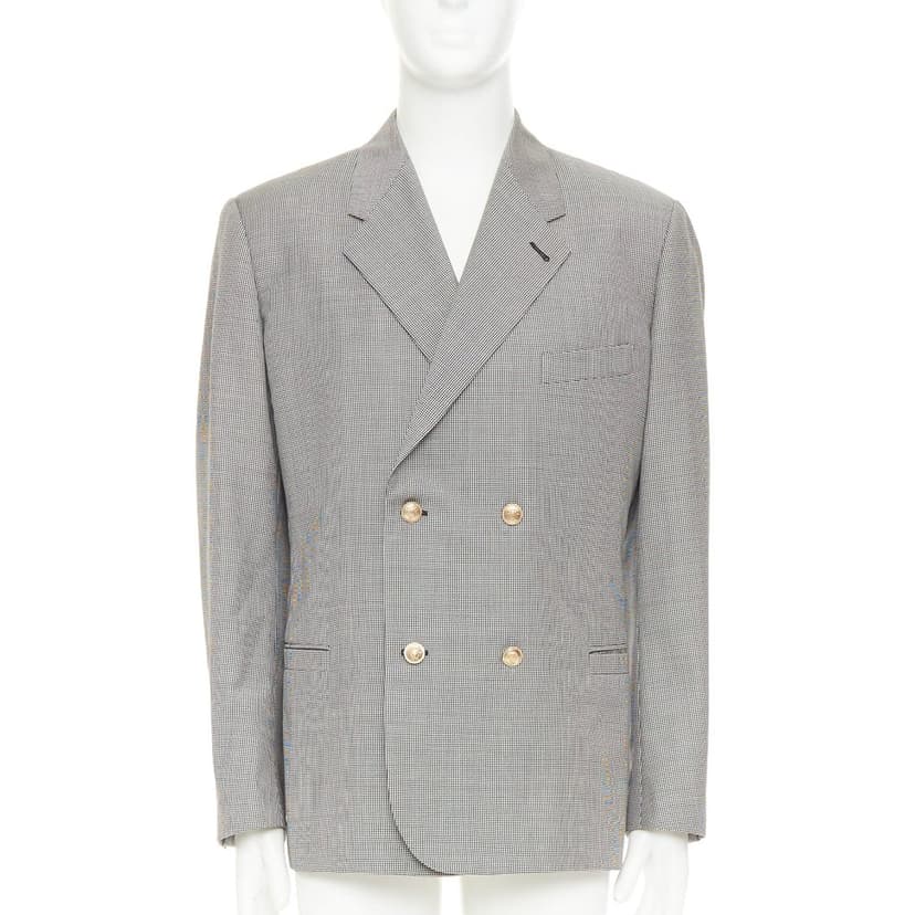 Versace Grey Wool Jacket