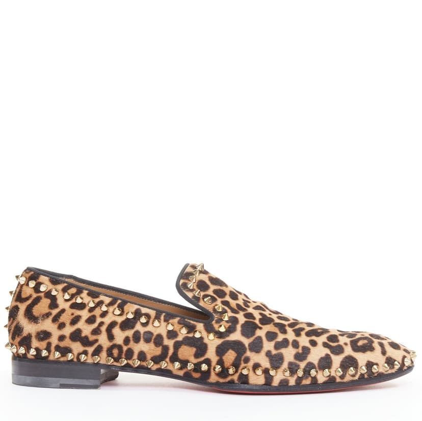 Christian Louboutin Brown Leather Lace ups