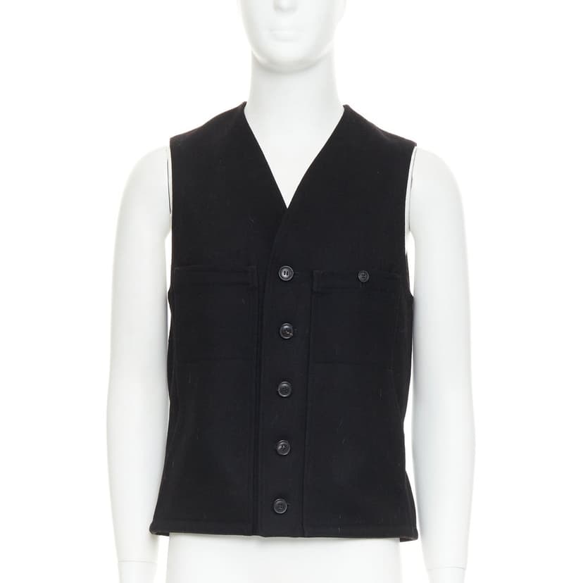 Lemaire Black Wool Knitwear