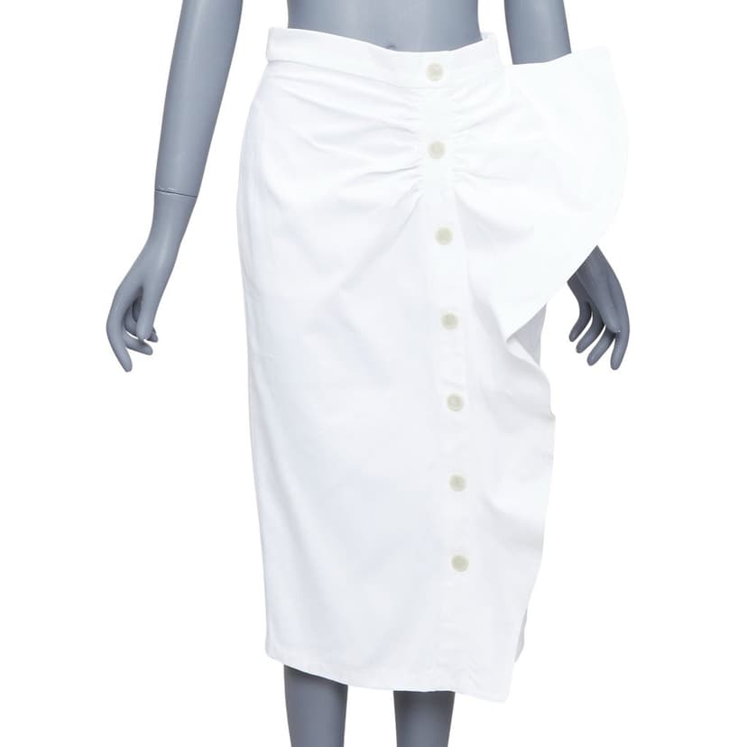 Max Mara Ruffle Button Skirt