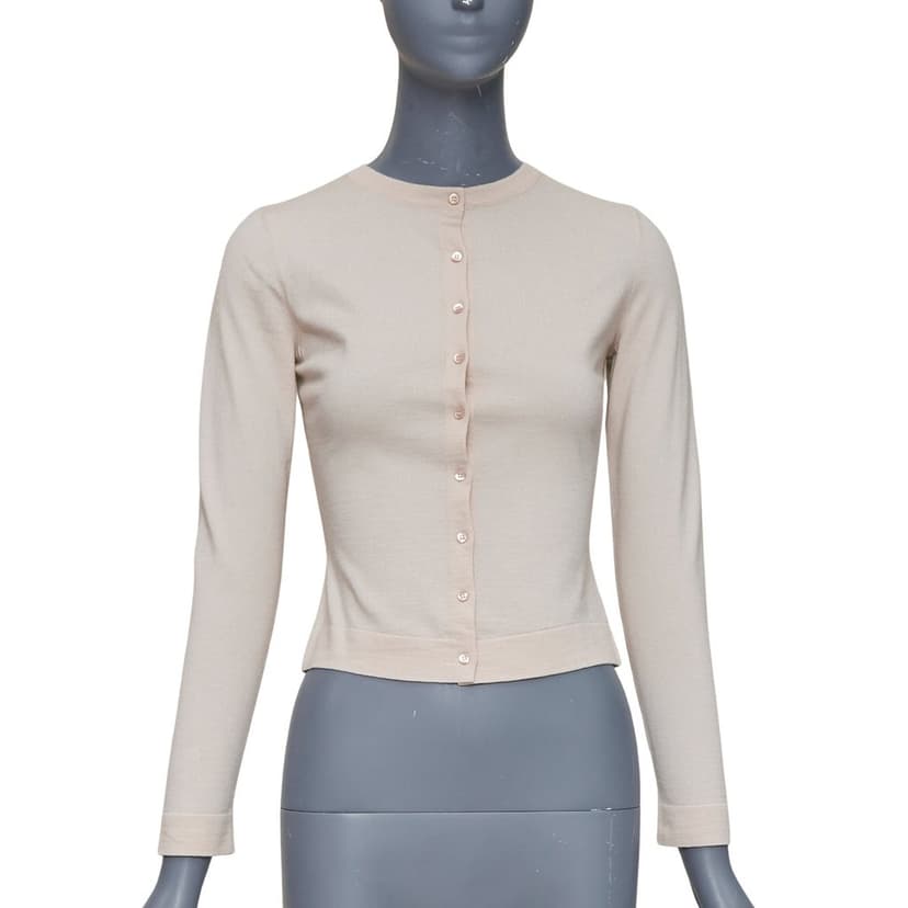 Alaïa Beige Wool Knitwear