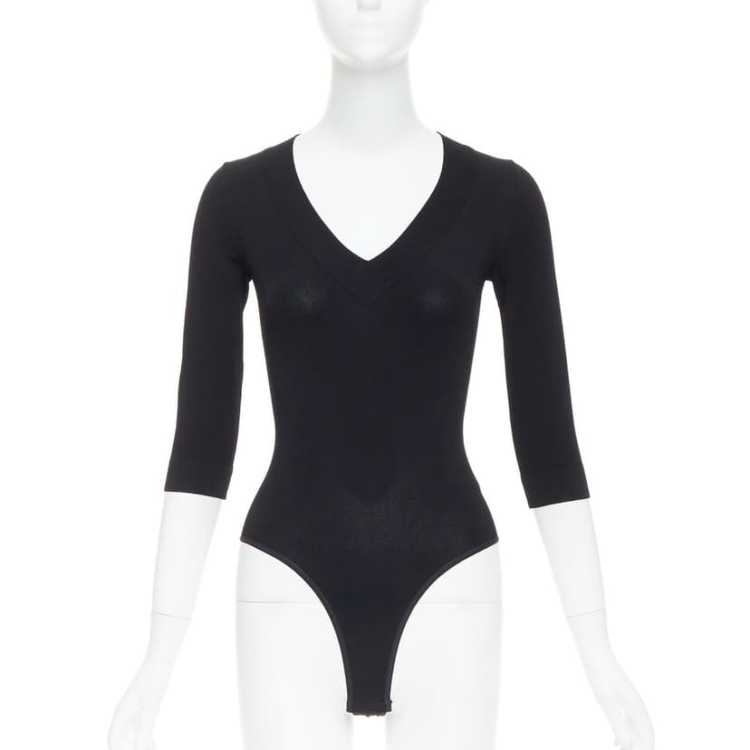 Alaïa Black Viscose Knitwear