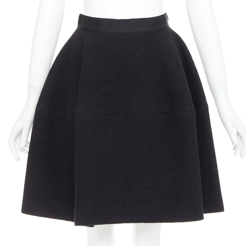 Lanvin تنورة صوفية رمادية
