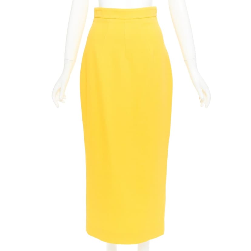 Emilia Wickstead Yellow Polyester Skirt