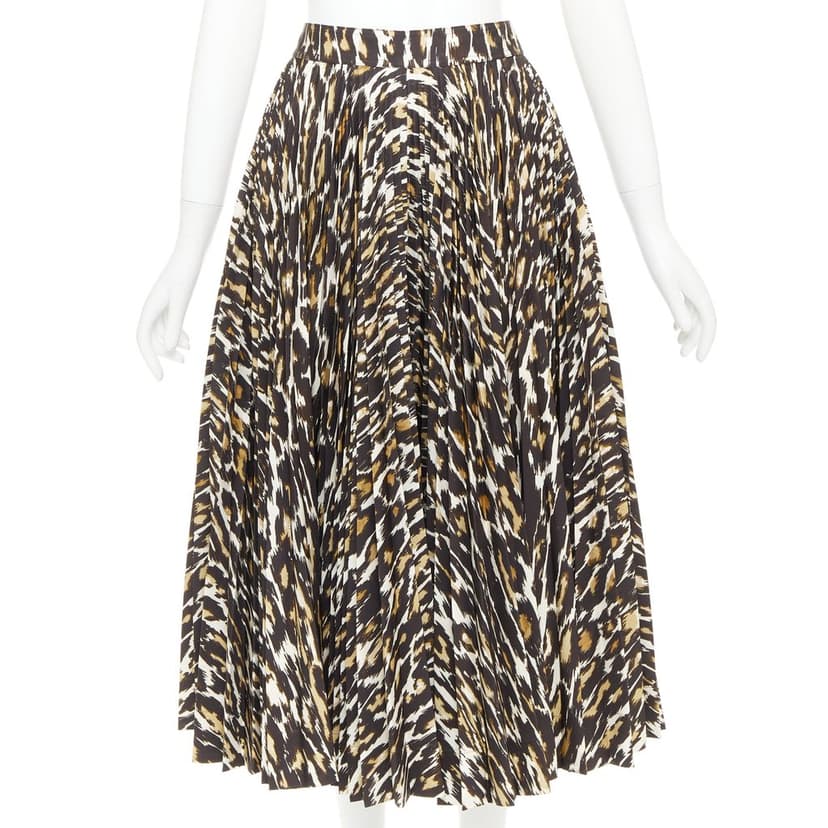 Calvin Klein Brown Polyester Skirt