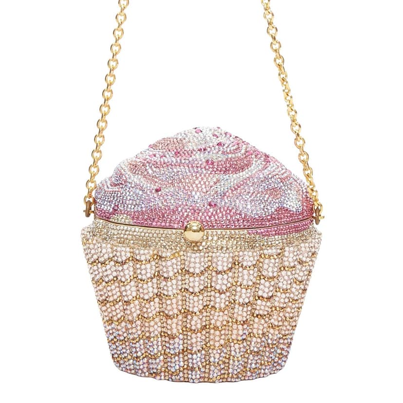 Judith Leiber Pink Metal Handbag