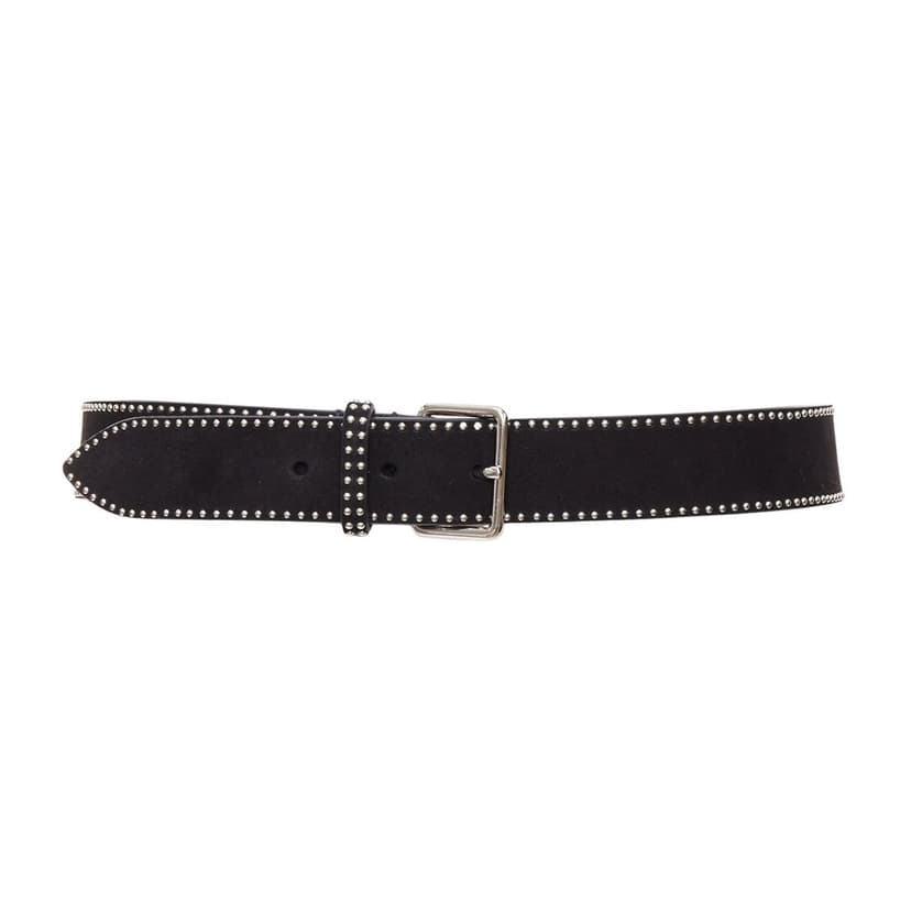 Alaïa Black Leather Belt