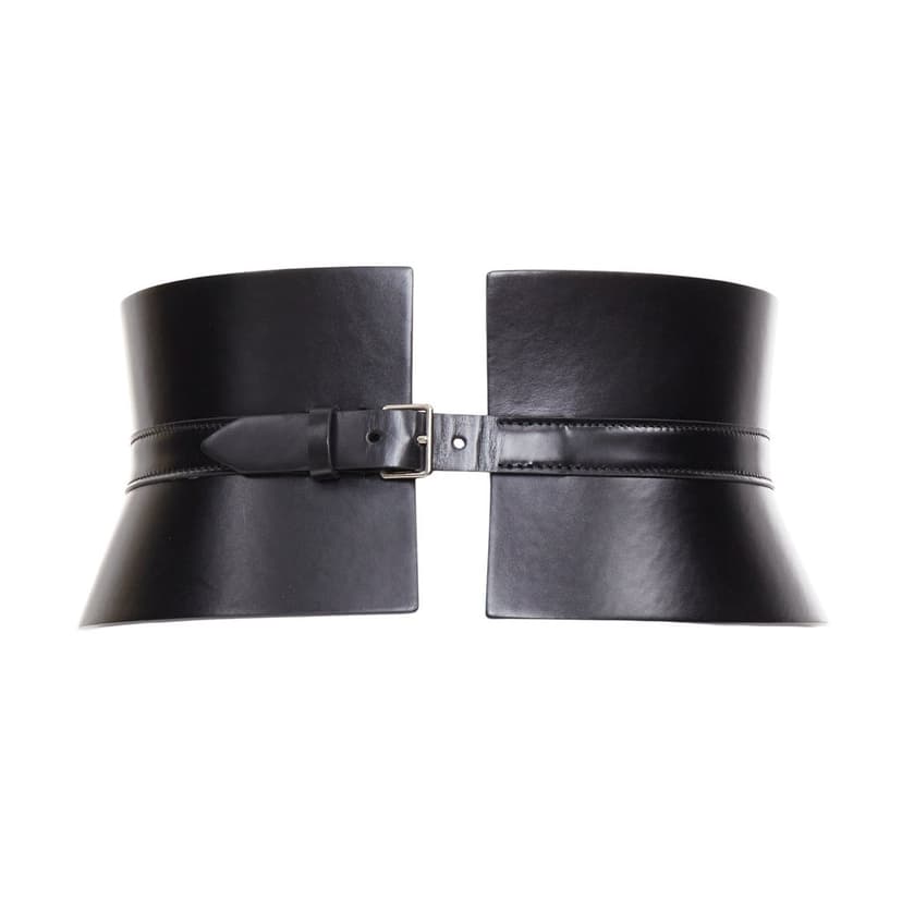 Alaïa Black Leather Belt