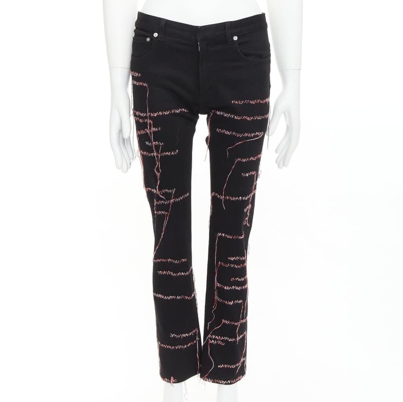 Dior Black Cotton Jeans