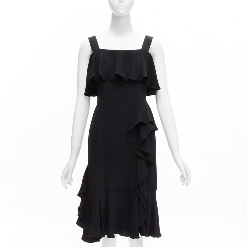 Alexander McQueen فستان كوكتيل مرفرف