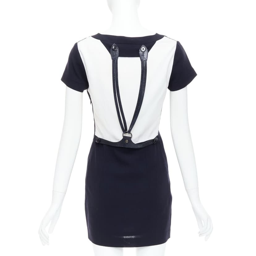 Gianfranco Ferré Navy Polyester Dress