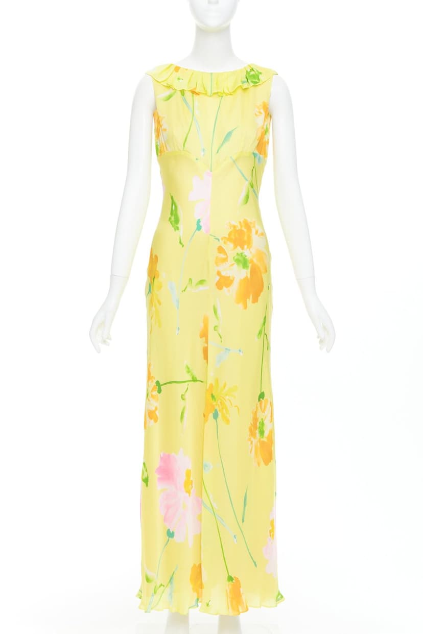Donna Karan Yellow Dress