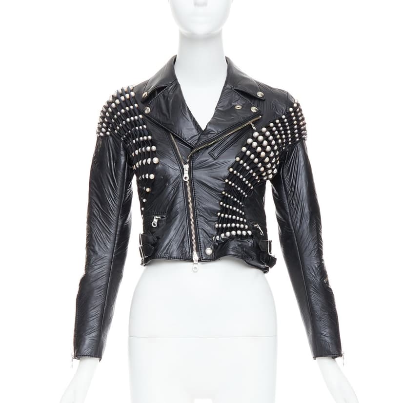 Noir Kei Ninomiya Black Pearl Crop Jacket