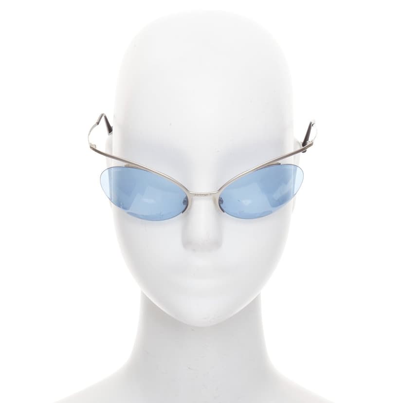 Chanel Blue Metal Sunglasses