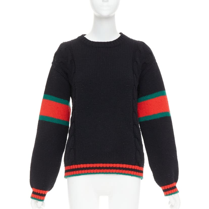 Gucci Black Wool Knitwear