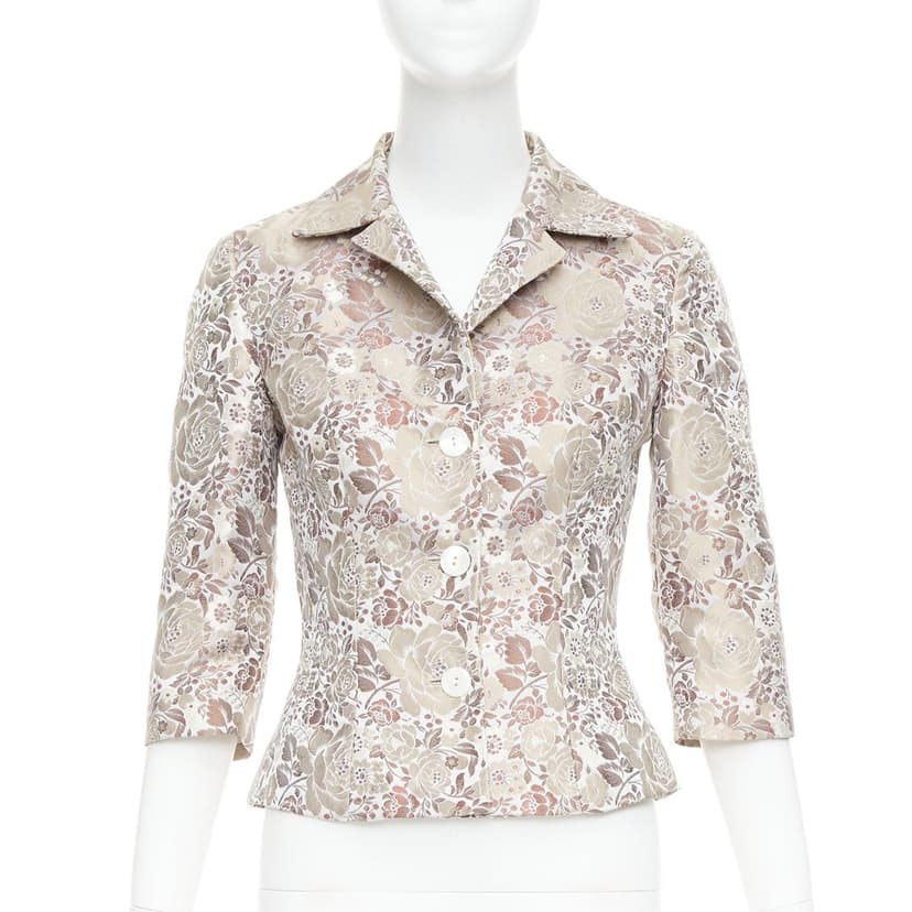 Dolce & Gabbana Beige Polyester Jacket