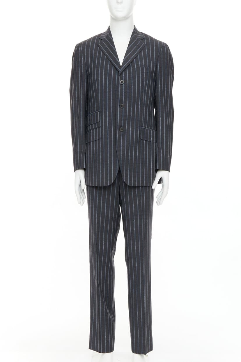 Etro Grey Wool Jacket