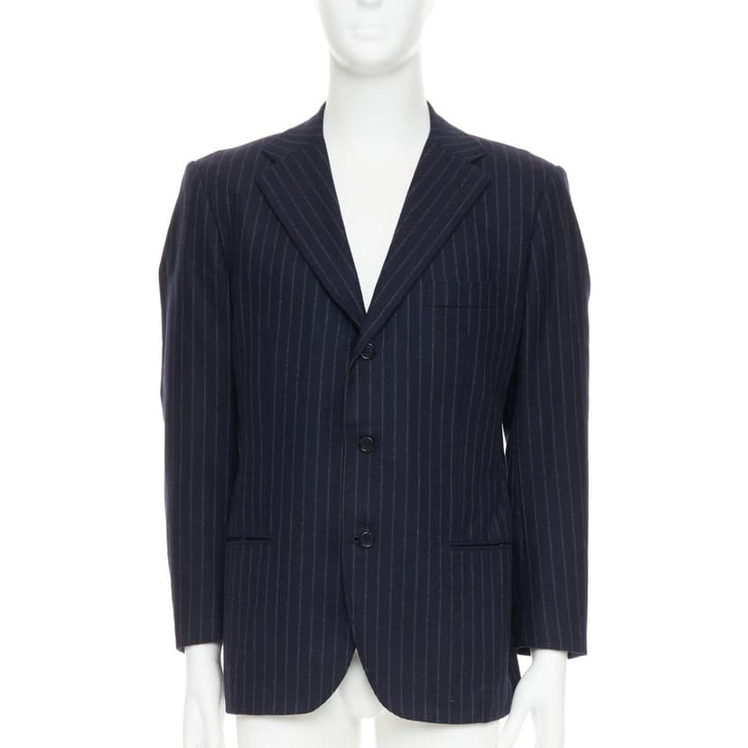 Kiton Navy Cashmere Jacket