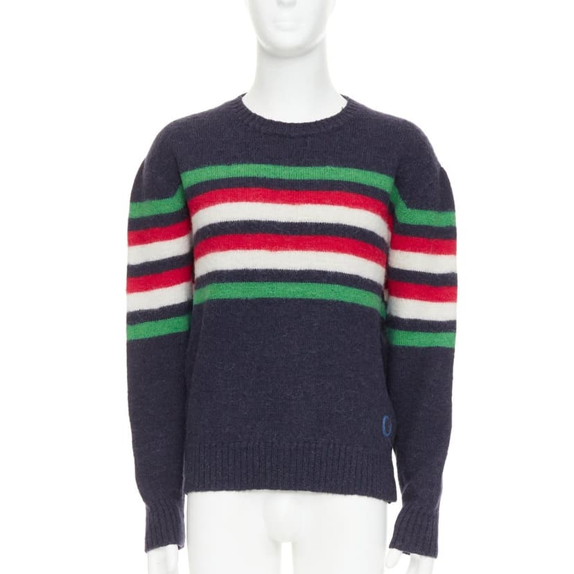 Gucci ملابس تريكو من الصوف الكحلي