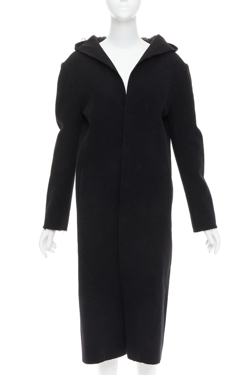 Yohji Yamamoto Black Wool Coat