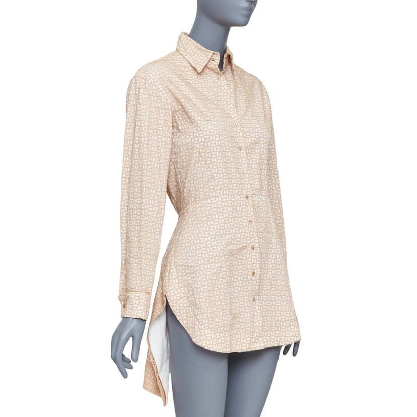Alaïa Beige Cotton Dress