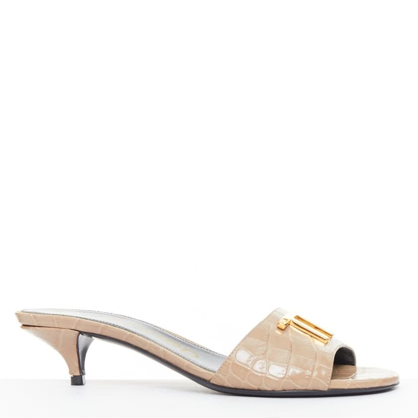 Tom Ford Beige Leather Heels