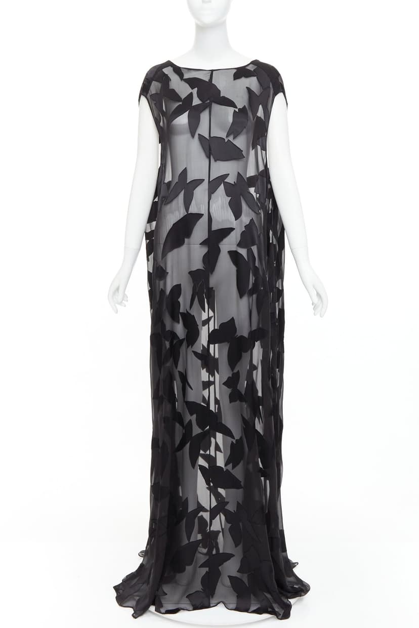 Saint Laurent Black Viscose Dress