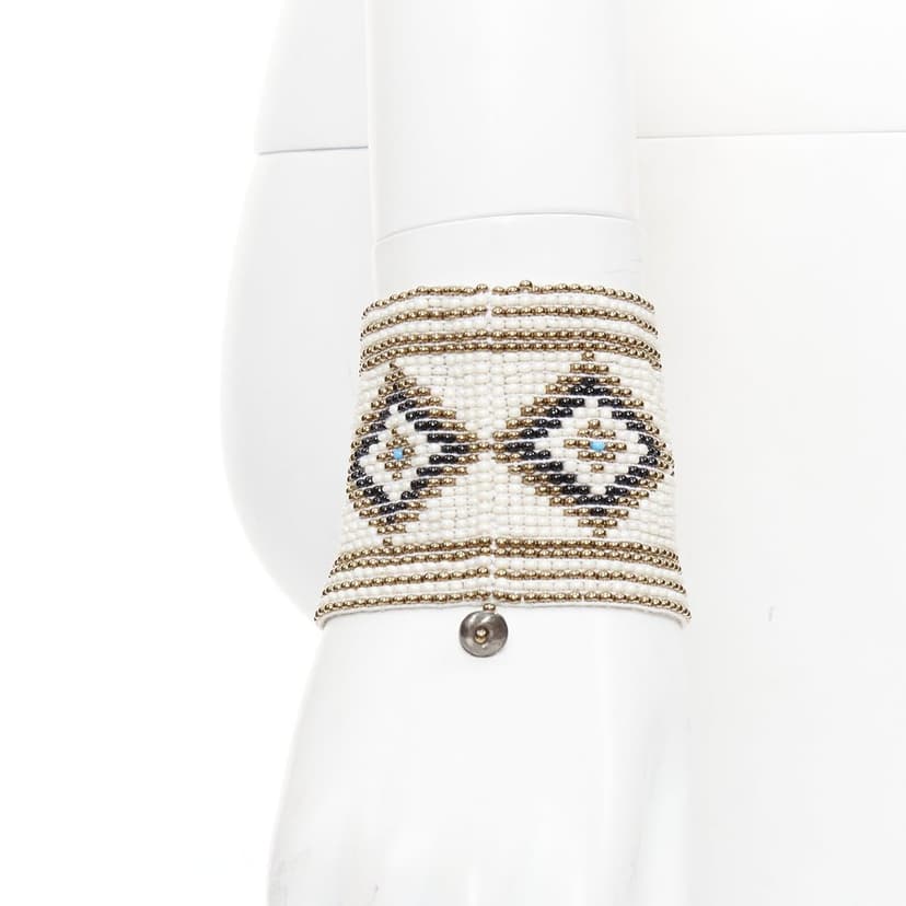 Saint Laurent Ecru Plastic Jewellery