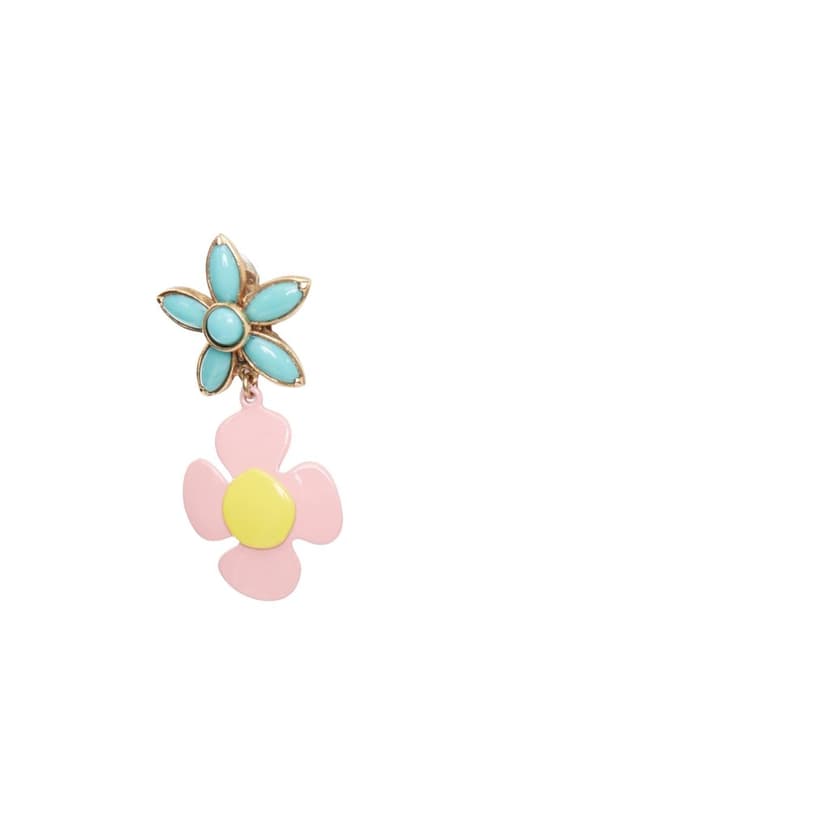 Saint Laurent Turquoise Metal Earrings