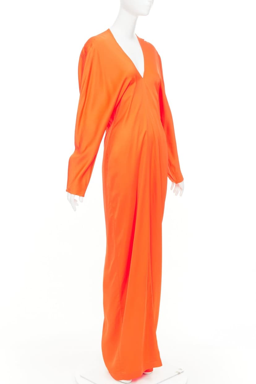 Salvatore Ferragamo Orange Viscose Dress