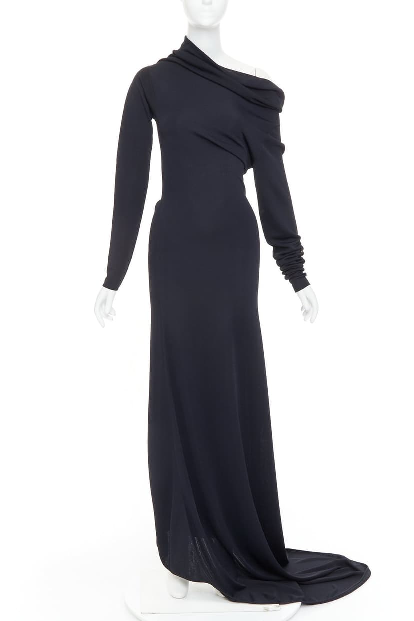 Salvatore Ferragamo Black Viscose Dress
