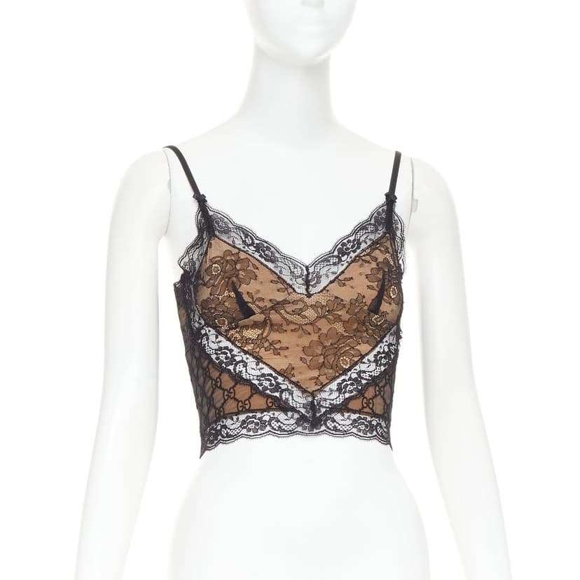 Gucci Black Polyester Top