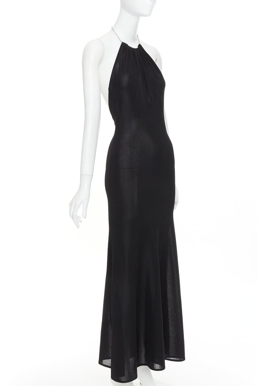 Alexandre Vauthier Black Viscose Dress