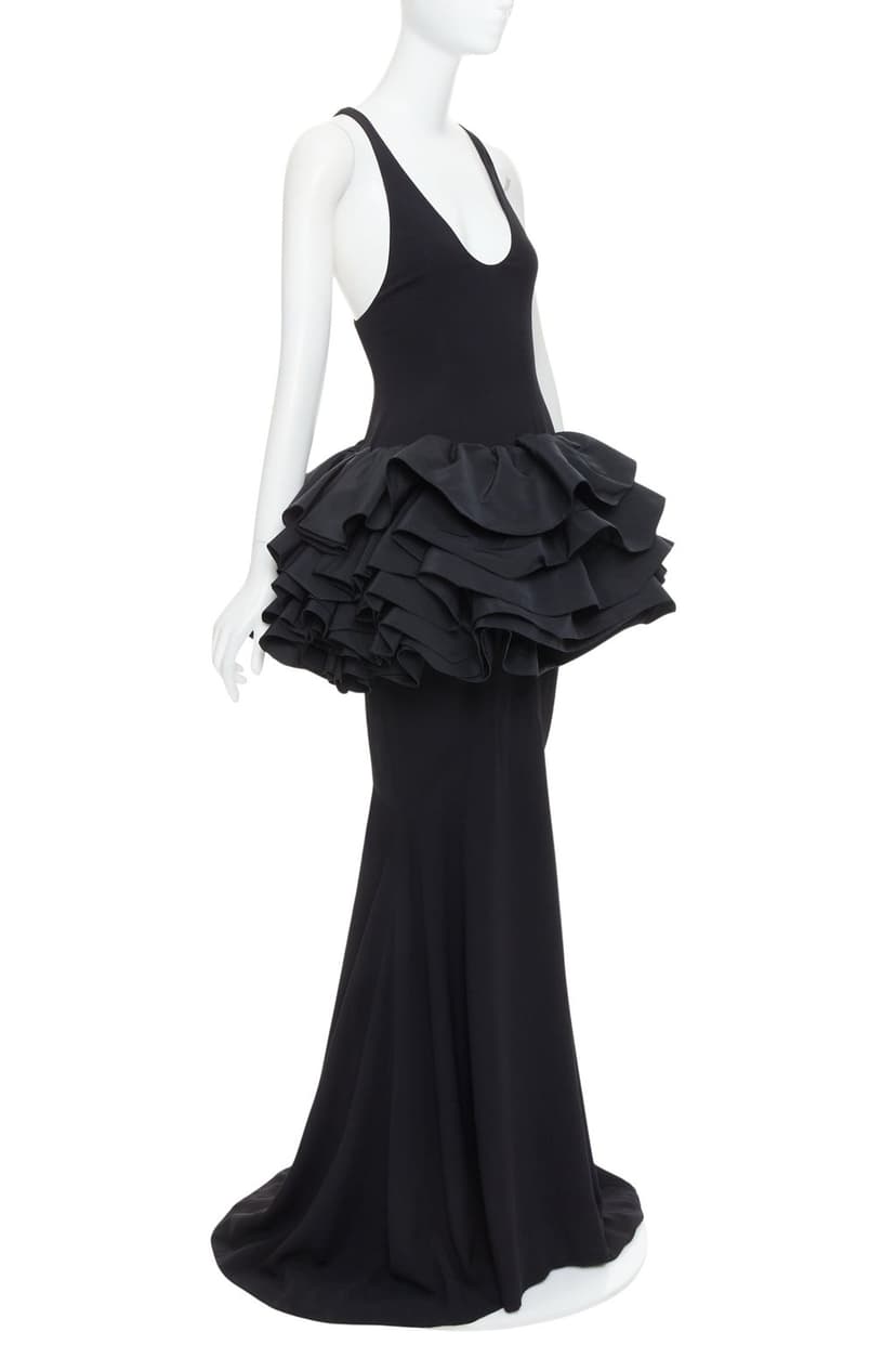 Alexandre Vauthier Black Viscose Dress