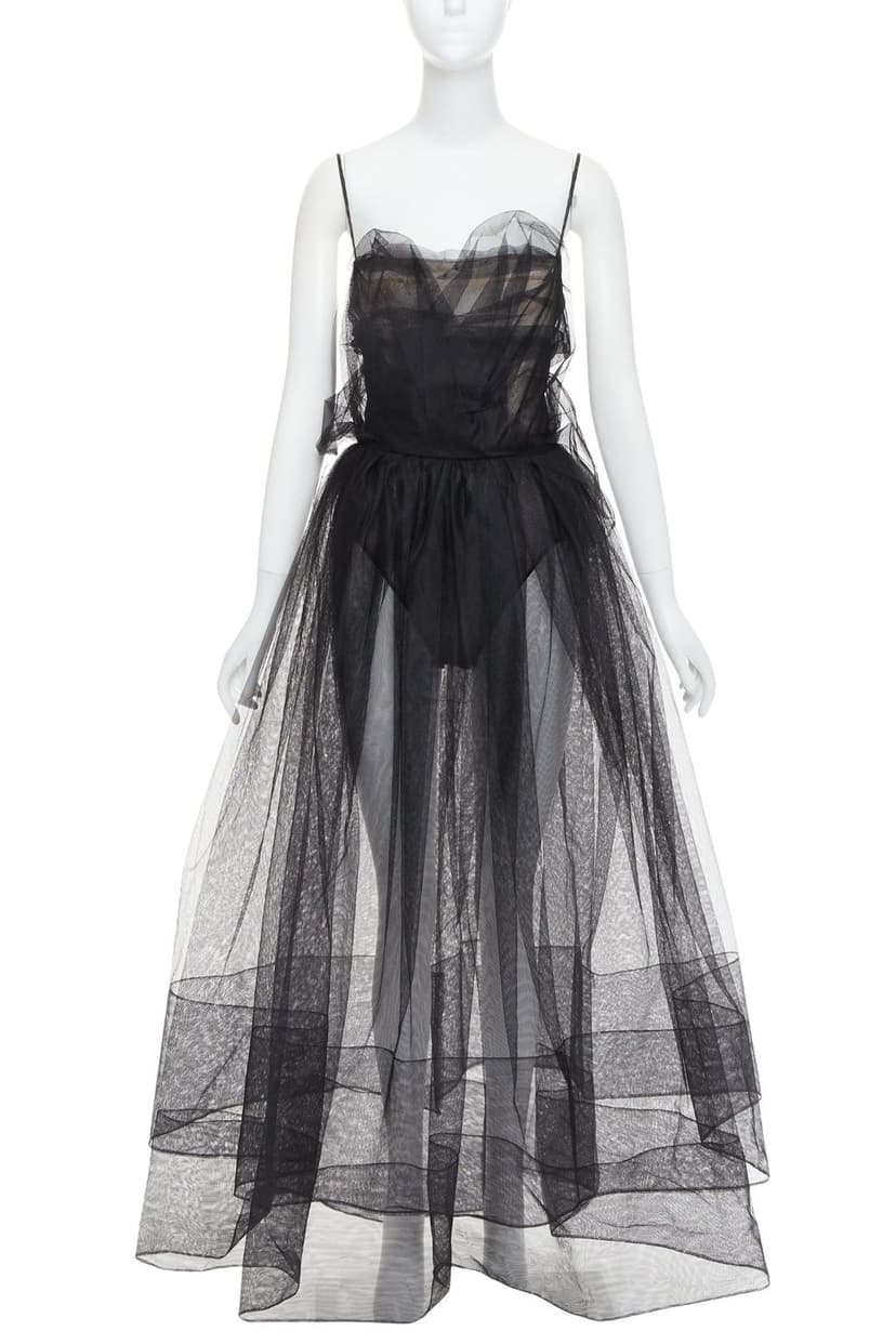 Alexandre Vauthier Black Polyester Dress