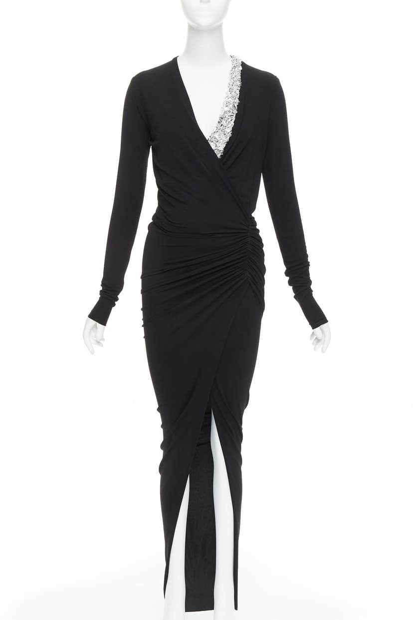 Alexandre Vauthier Black Viscose Dress