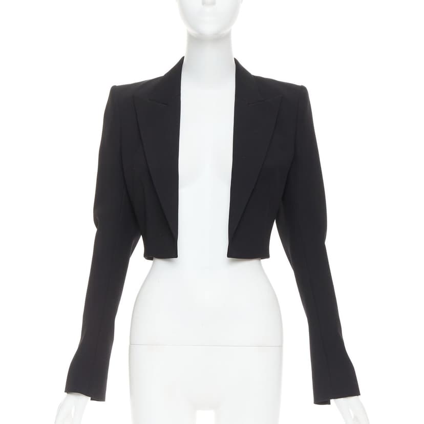 Alexandre Vauthier Black Wool Jacket